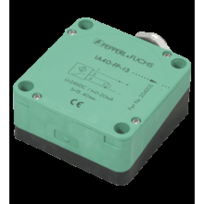 Индуктивный аналоговый датчик PEPPERL+FUCHS IA40-FP-I3-P2-V1 18147