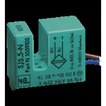 Индуктивный щелевидный датчик PEPPERL+FUCHS SJ3,5-N-YE 409436