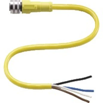 Кабельный разъем PEPPERL+FUCHS V124-G-YE10M-PUR-H/S 412372