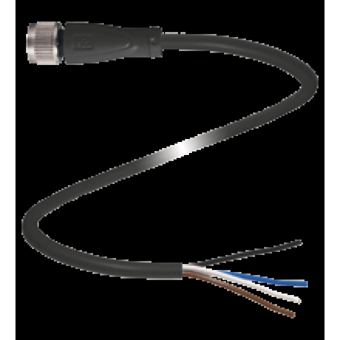 Разъем PEPPERL+FUCHS V1-G-BK0,6M-PUR-U длиной 0.6 м 412827