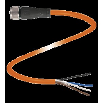 Соединительный кабель PEPPERL+FUCHS V1-G-S длина 2м PUR черный 412960