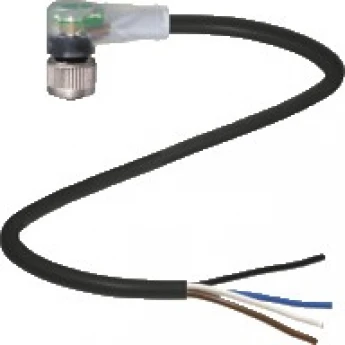 Разъем гнездовой PEPPERL+FUCHS V1-W-E2-BK10M-PUR-U 413272
