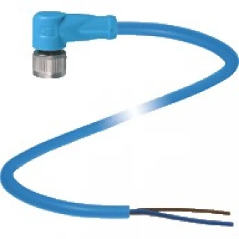 Разъем гнездовой PEPPERL+FUCHS V1-WU-BK2M-PVC, черный кабель 2 м 413388