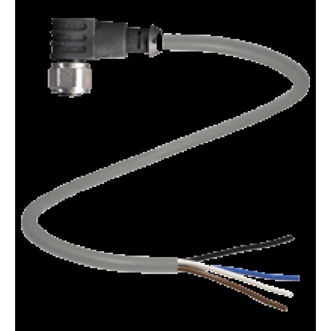 Разъем розетка PEPPERL+FUCHS V1-WV4A длина 2м полипропилен 413399