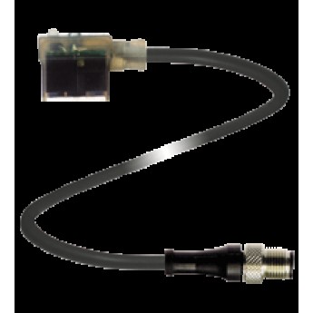Кабель с разъёмом для клапанов PEPPERL+FUCHS VMB-2+P/Z2-0,3M-PVC-V1-W-Y 413816 Кабель с разъёмом для клапанов PEPPERL+FUCHS VMB-2+P/Z2-0,3M-PVC-V1-W-Y 413816
